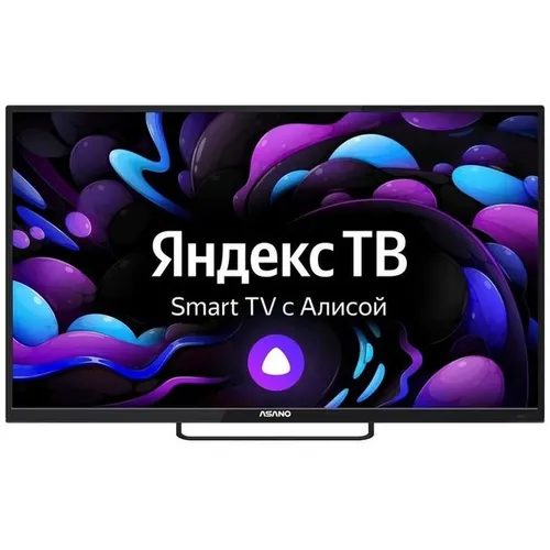 43" Телевизор ASANO 43LU8120T 4K Ultra HD, СМАРТ ТВ, YaOS, черный