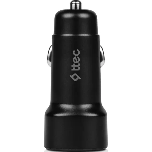 Автомобильное зарядное устройство TTEC 2CKS30TS, USB-A, 8-pin Lightning, microUSB, USB-C, 12Вт, 2.4A, черный