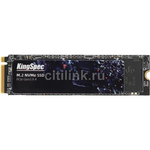 SSD накопитель KINGSPEC NE-512 512ГБ, M.2 2280, PCIe 3.0 x4, NVMe, M.2