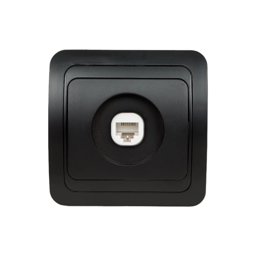 Одноместная телефонная розетка Smartbuy Марс SBE-02b-S1-PH