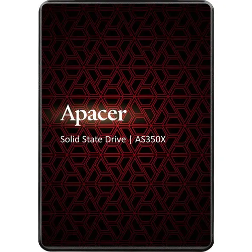 SSD накопитель Apacer AS350X 512ГБ, 2.5", SATA III, SATA, rtl [ap512gas350xr-1]