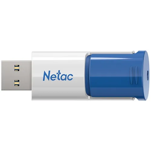 Флешка USB NETAC U182 64ГБ, USB3.2, синий и белый [nt03u182n-064g-32bl]