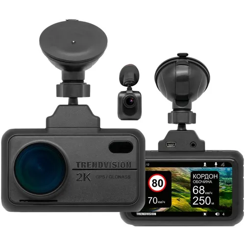 Видеорегистратор TrendVision TDR-721S EVO PRO, черный