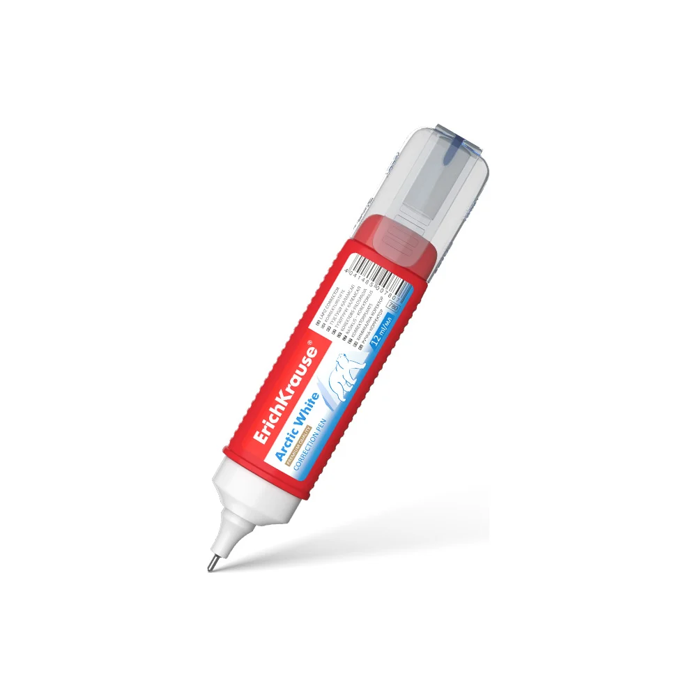 Ручка-корректор ErichKrause Arctic white 780
