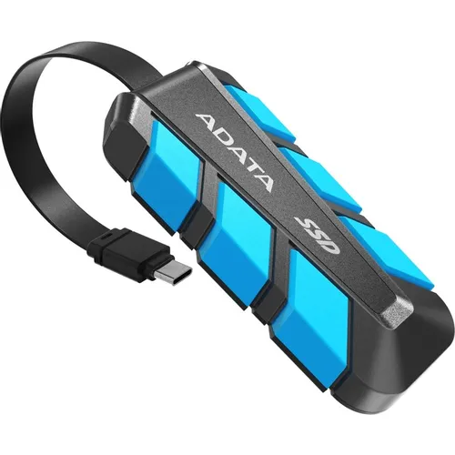 1000ГБ Внешний диск SSD A-Data SC740, USB 3.2 Gen 2, запись - 1000МБ/с, чтение - 1050МБ/с, синий [sc740-1000g-cbu]