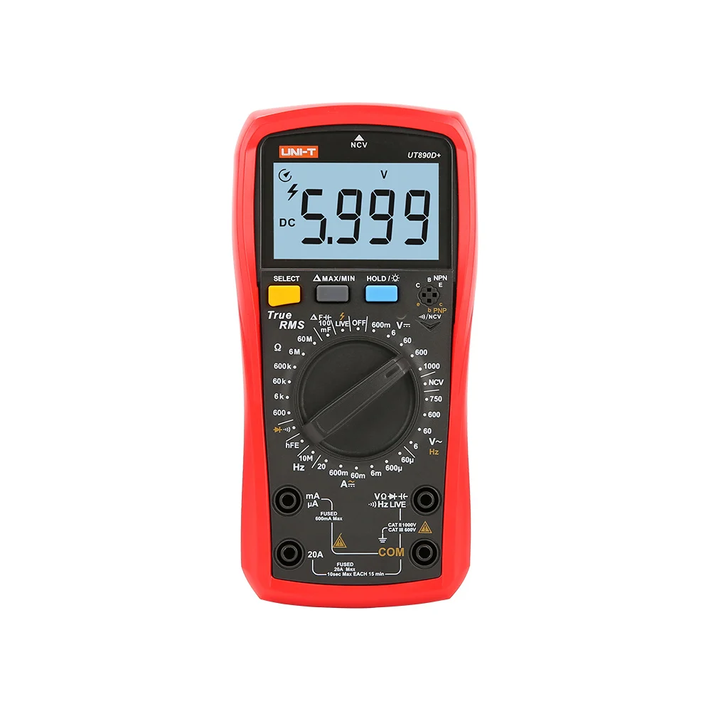 Универсальный цифровой мультиметр UNI-T UT890D+ 00-00002533