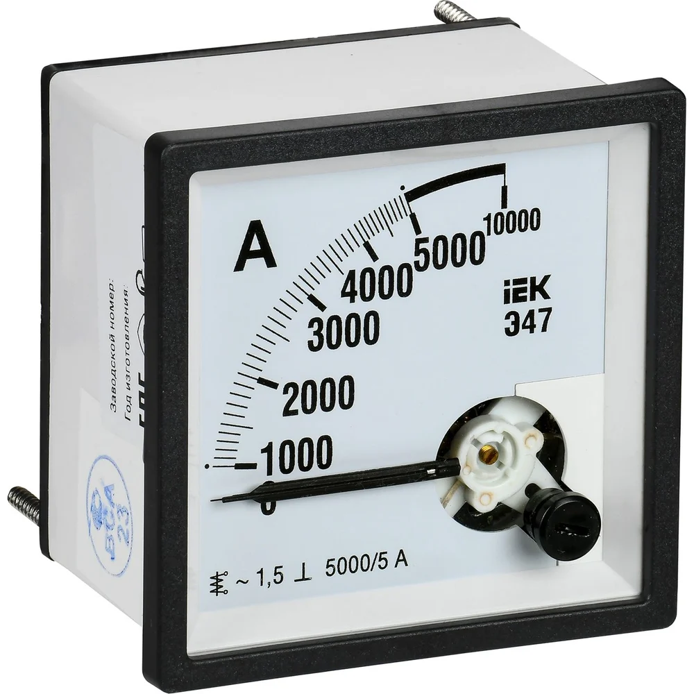 Амперметр IEK э47 IPA10-6-5000-E
