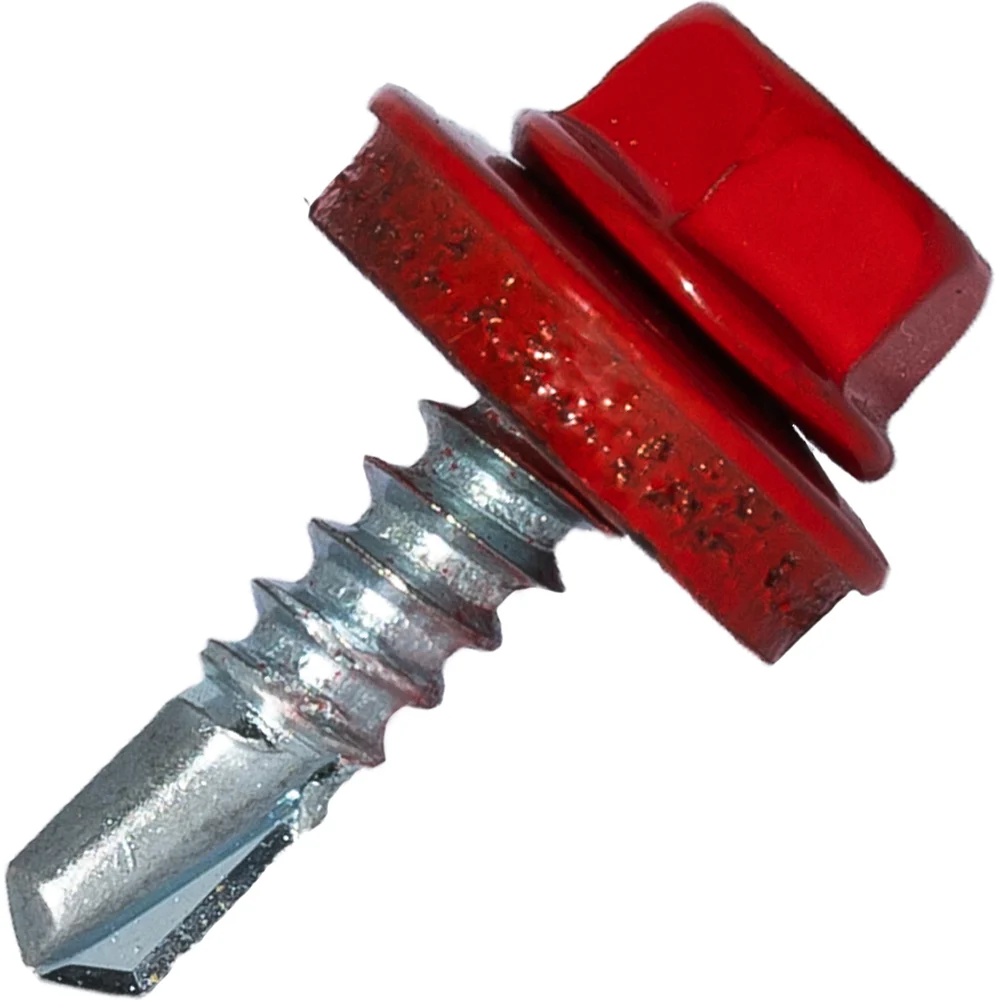 Самосверлящий винт HARDWEX ТМ HWX3-W-P6-4.8x19 мм. св.№2, RAL 3020 (250 шт.) 5190000000522