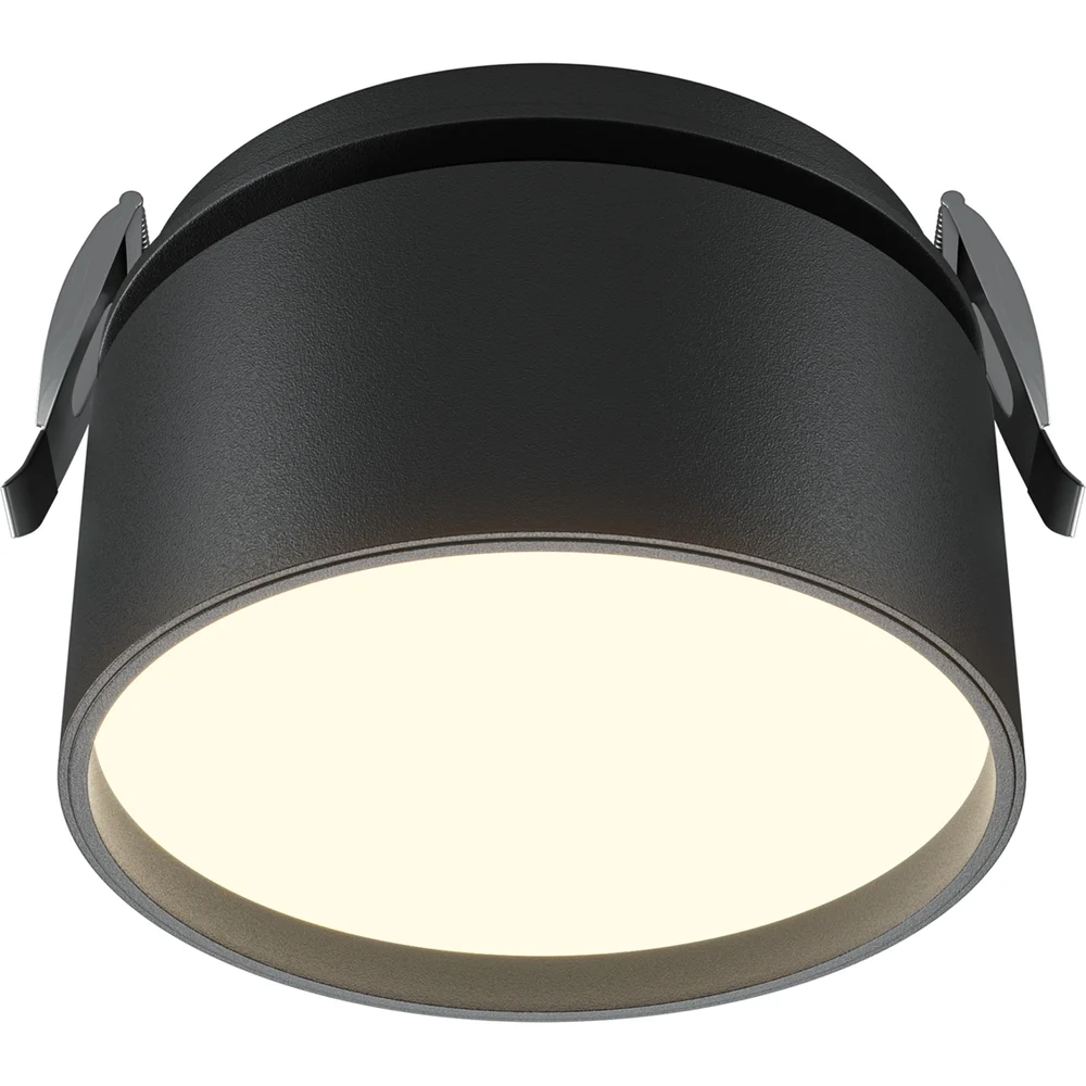 Встраиваемый светильник MAYTONI Onda LED 12W Алюминий Черный DL024-12W-DTW-B