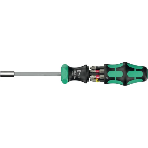 Отвертка с насадками WERA Kraftform Kompakt 27 RA 1 SB, внутренний шестигранник 6 предметов [we-051517]