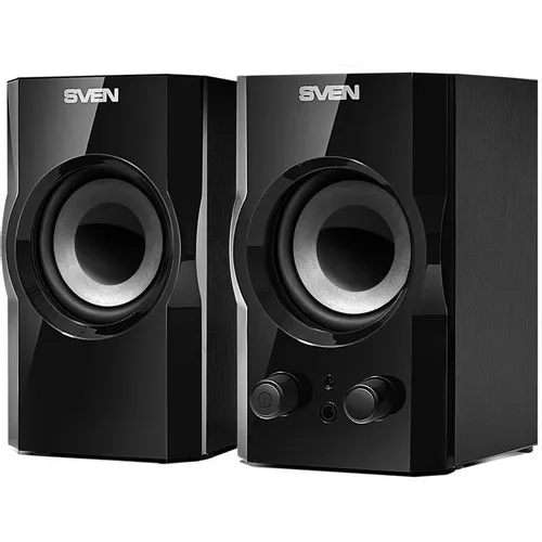 Колонки Sven SPS-606, 2.0, черный [sv-014230]