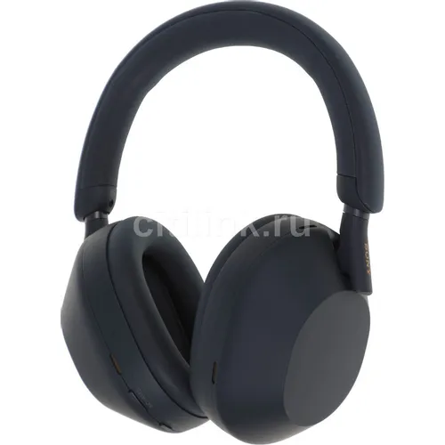 Наушники Sony WH-1000XM5, Bluetooth/3.5 мм, мониторные, синий [wh-1000xm5/l]