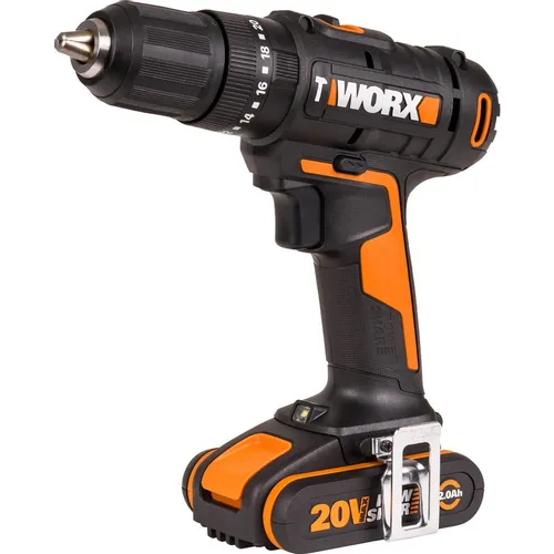 Ударная дрель-шуруповерт WORX WX370, 2Ач, с двумя аккумуляторами