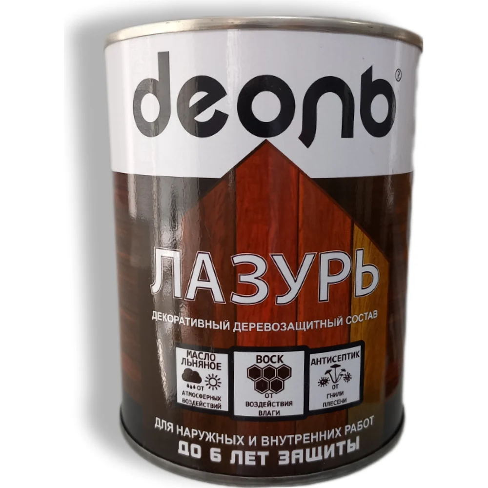 Декоративный деревозащитный состав Деоль Лазурь DZSM075