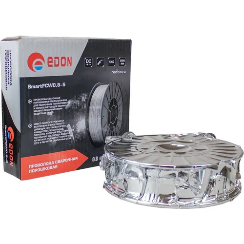 Проволока сварочная EDON Smart FCW0.8-5, D0.8мм [35824]