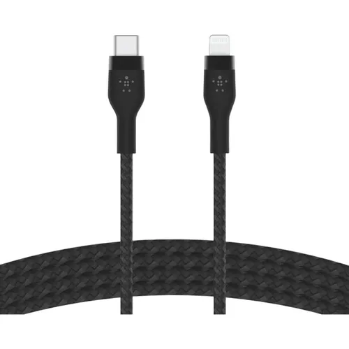Кабель Belkin CAA011bt3MBK, Lightning (m) - USB Type-C (m), 3м, MFI, черный