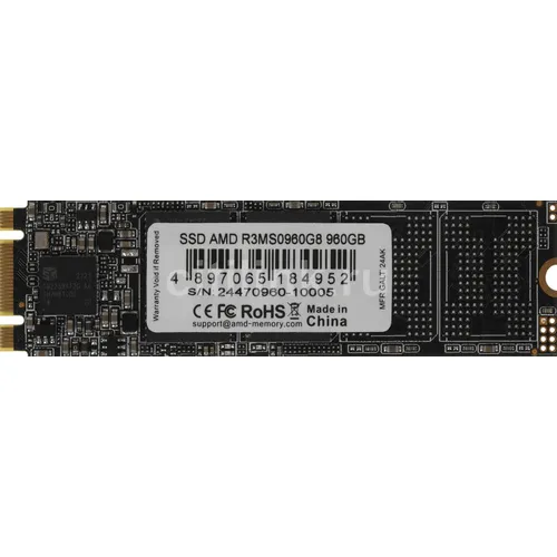 SSD накопитель AMD Radeon R3MS0960G8 960ГБ, M.2 2280, SATA, M.2