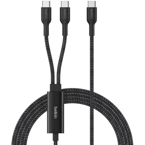 Кабель Belkin CAC004hq1.5MBK, USB Type-C (m) - USB Type-C (m), 1.5м, MFI, черный