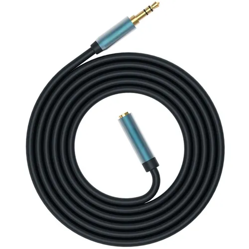 Кабель-удлинитель аудио PREMIER PCH-225, Jack 3.5 (m) - Jack 3.5 (f), 1.8м, GOLD, черный