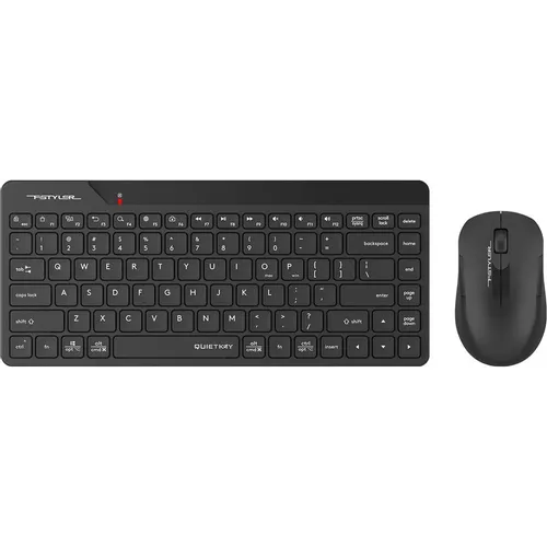 Комплект (клавиатура+мышь) A4TECH Fstyler FG2200 Air2, USB, беспроводной, черный [fg2200 air2 black]