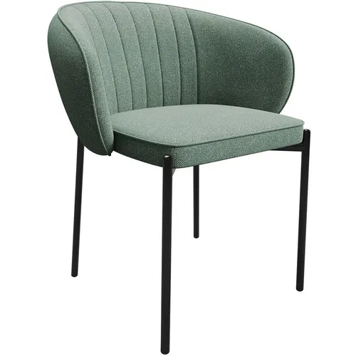 Стул HESBY HSBI_DC2488_AQUAMARINE, на ножках, рогожка, бирюзовый