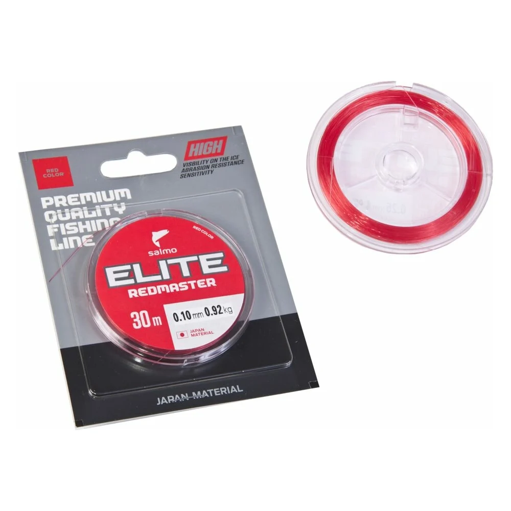 Зимняя монофильная леска Salmo Elite REDMASTER 030/010 4512-010