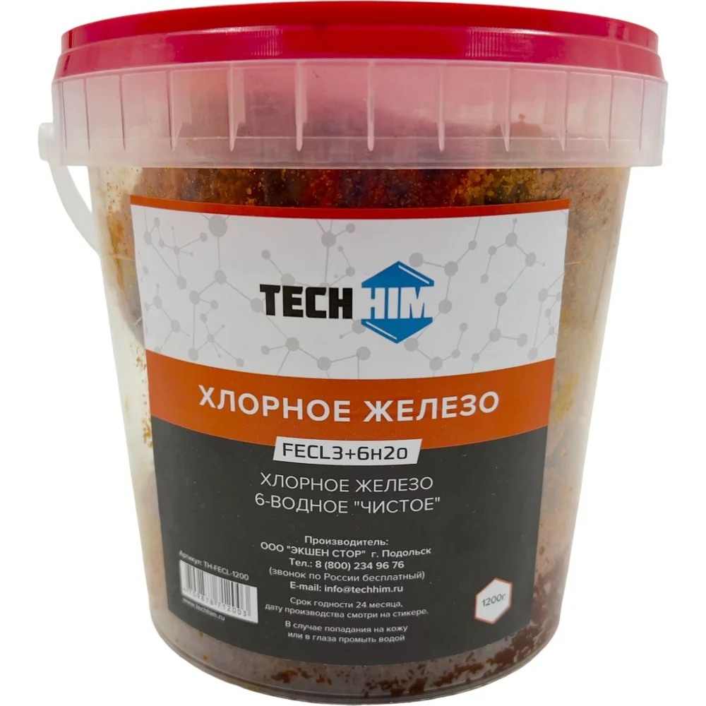 Шестиводное чистое хлорное железо TECHHIM TH-FECL-1200
