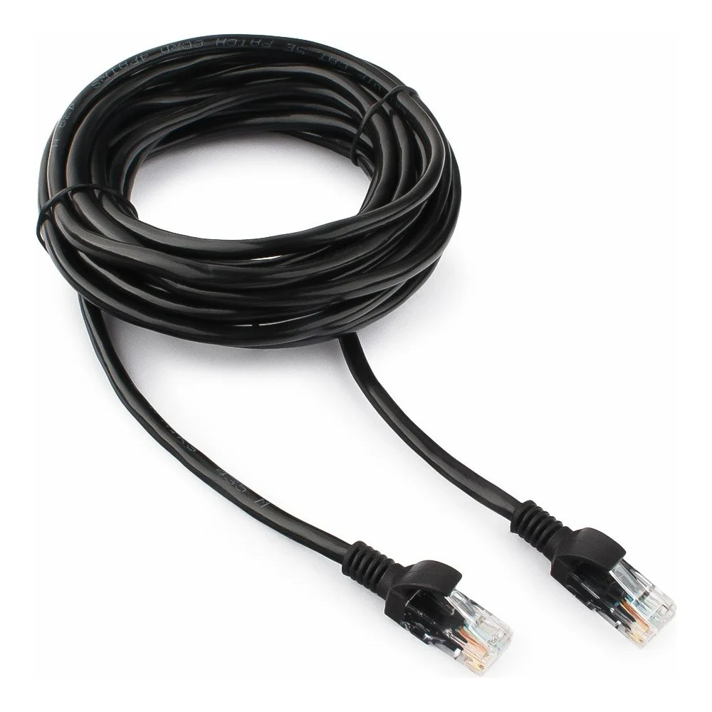 Литой многожильный патч-корд Cablexpert UTP PP12-5M/BK