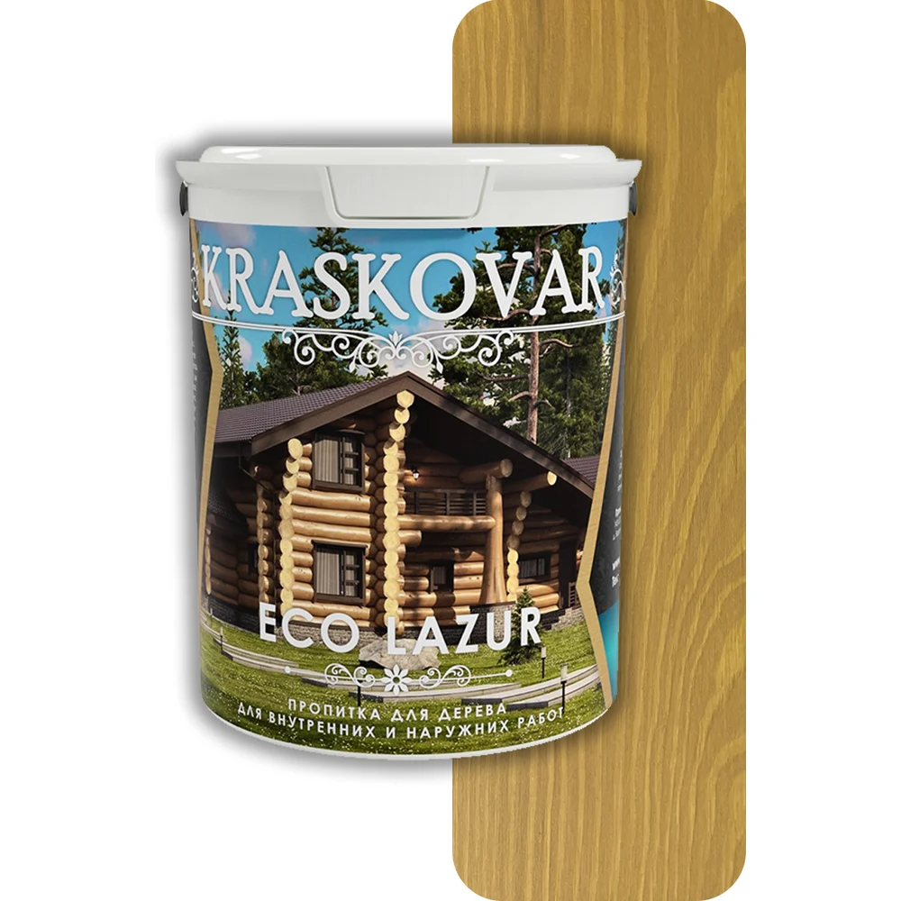 Кроющий антисептик Kraskovar Eco Lazur 1210