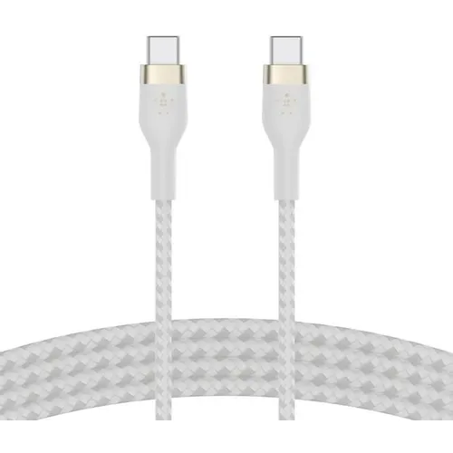 Кабель Belkin CAB011bt1MWH, USB Type-C (m) - USB Type-C (m), 1м, белый