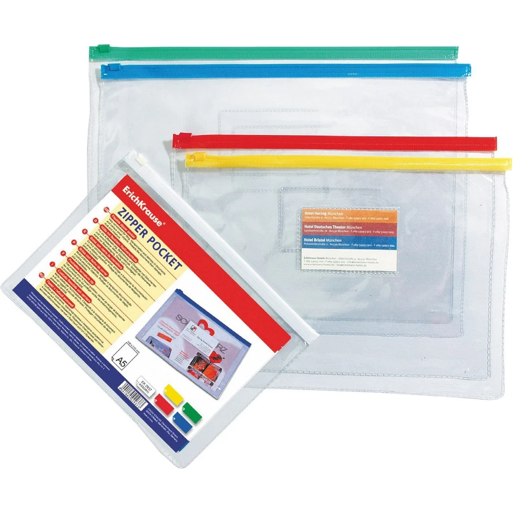 Zip пакет ErichKrause PVC Zip Pocket 2936