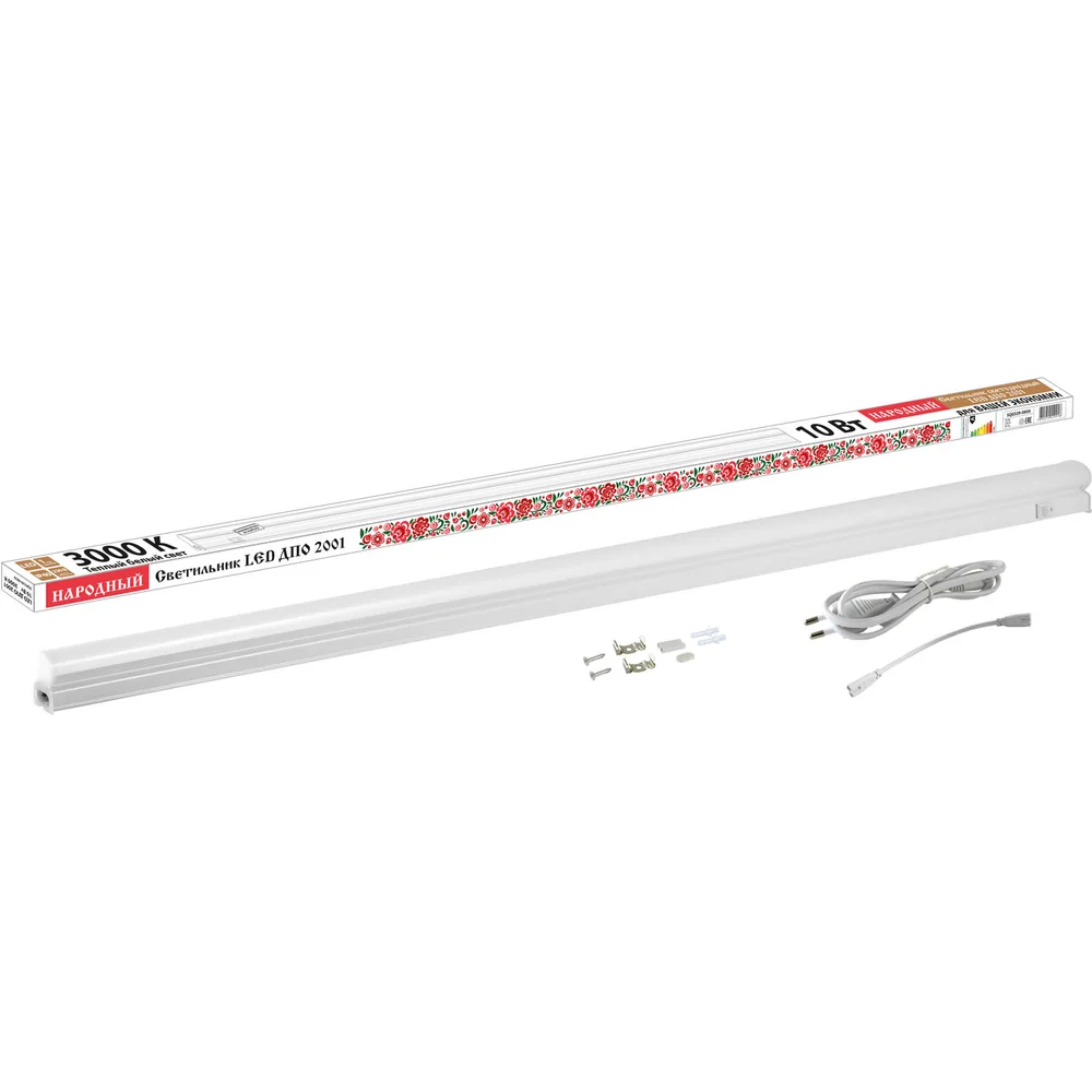 Светильник TDM ELECTRIC LED ДПО 2001 10 Вт, 3000К, IP40, Народный SQ0329-0850
