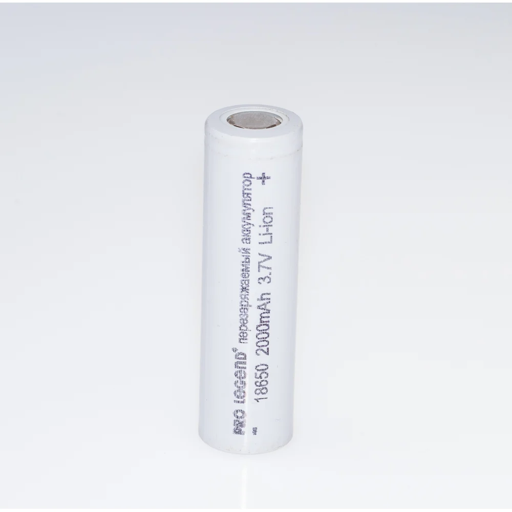Аккумулятор Pro Legend Li 18650, 2000 mAh, 3,7V, без защиты, плоский плюс PL6208
