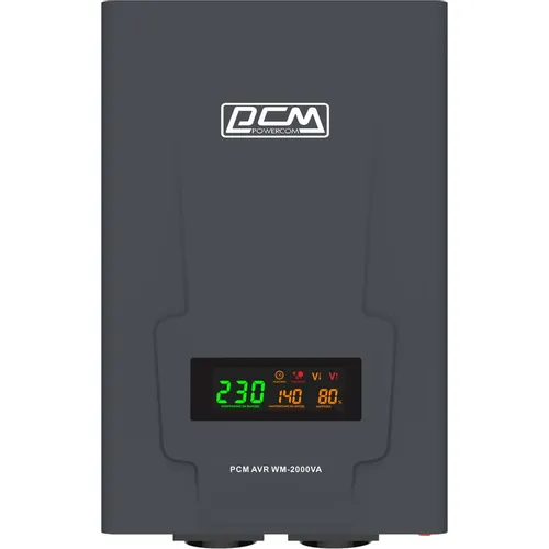 Стабилизатор напряжения POWERCOM WM-2000VA графитовый