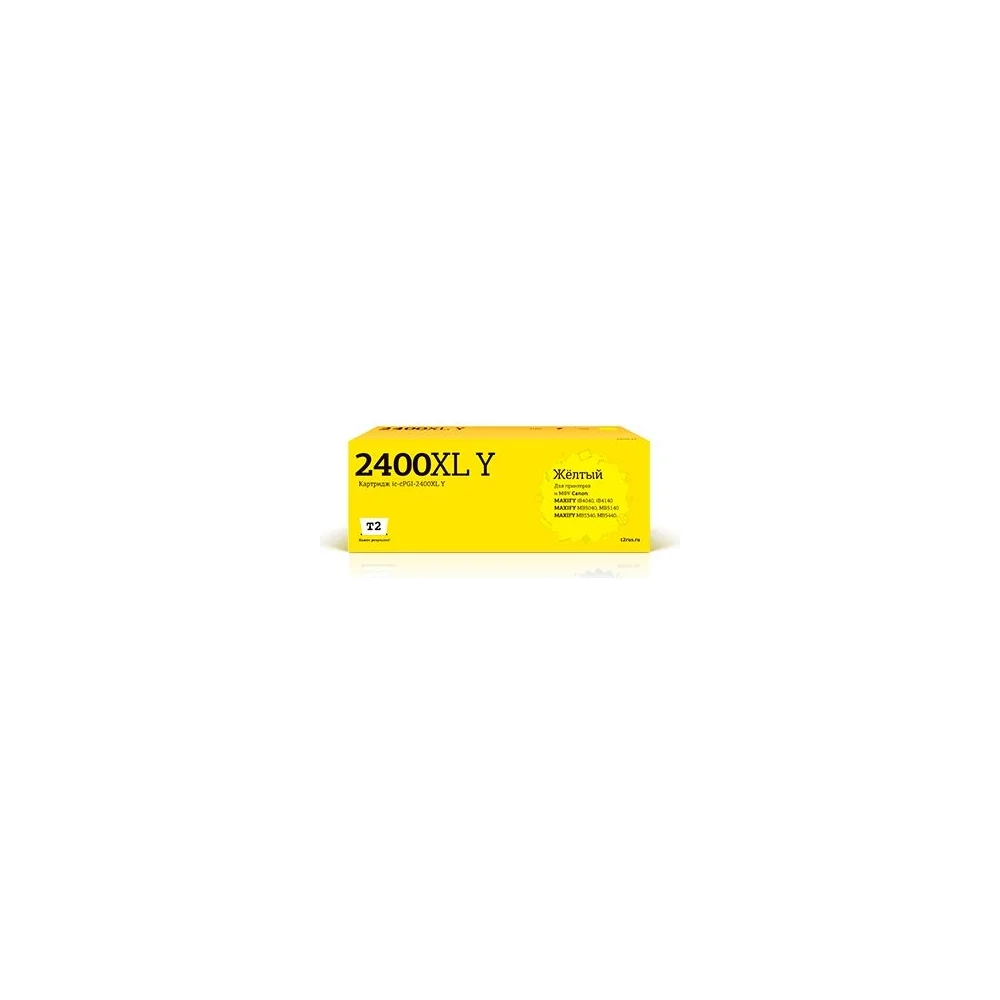 Картридж для Canon MAXIFY iB4040 iB4140 MB5040 MB5140 MB5340 MB5440 T2 IC-CPGI-2400XL Y