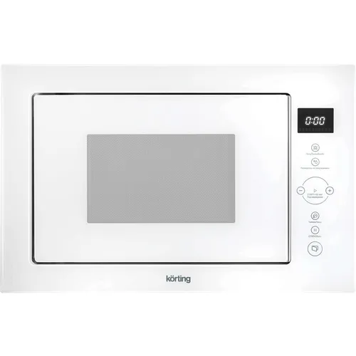 Встраиваемая микроволновая печь Korting KMI825TGW, 25л, 900Вт, белый [1038]