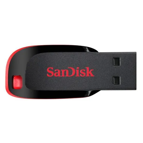 Флешка USB Sandisk Cruzer Blade 16ГБ, USB2.0, черный [sdcz50-016g-b35]