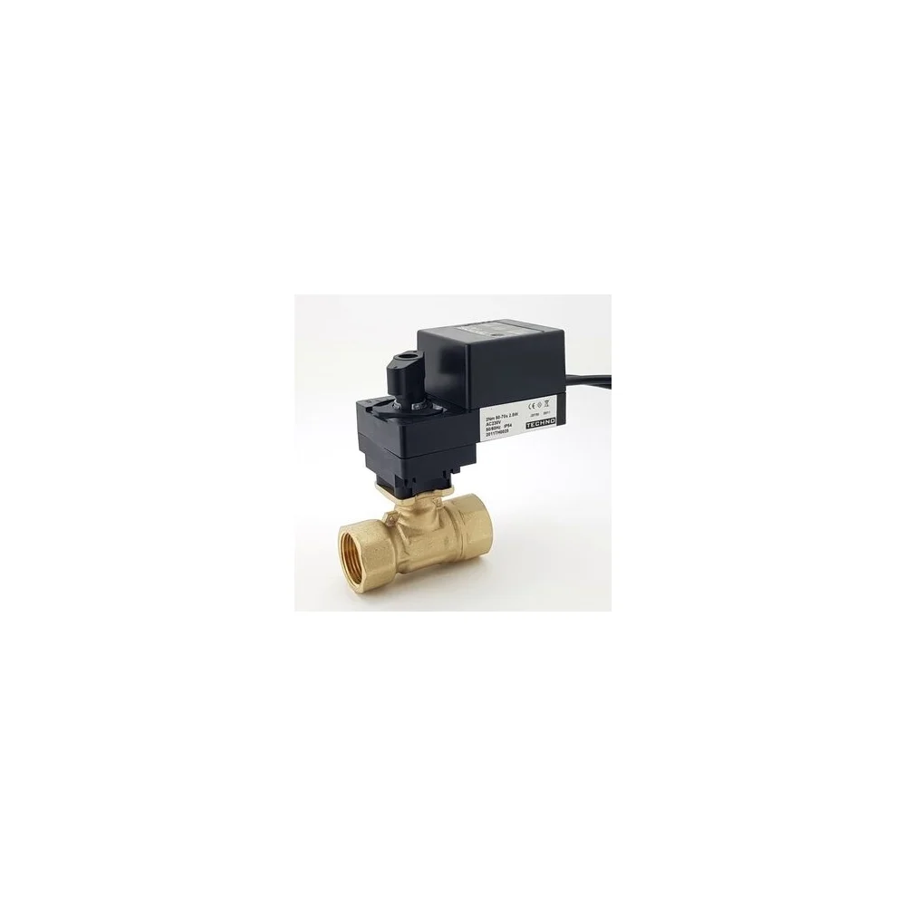Двухходовой шаровой кран TECHNO HK225-04AN/24V 612253