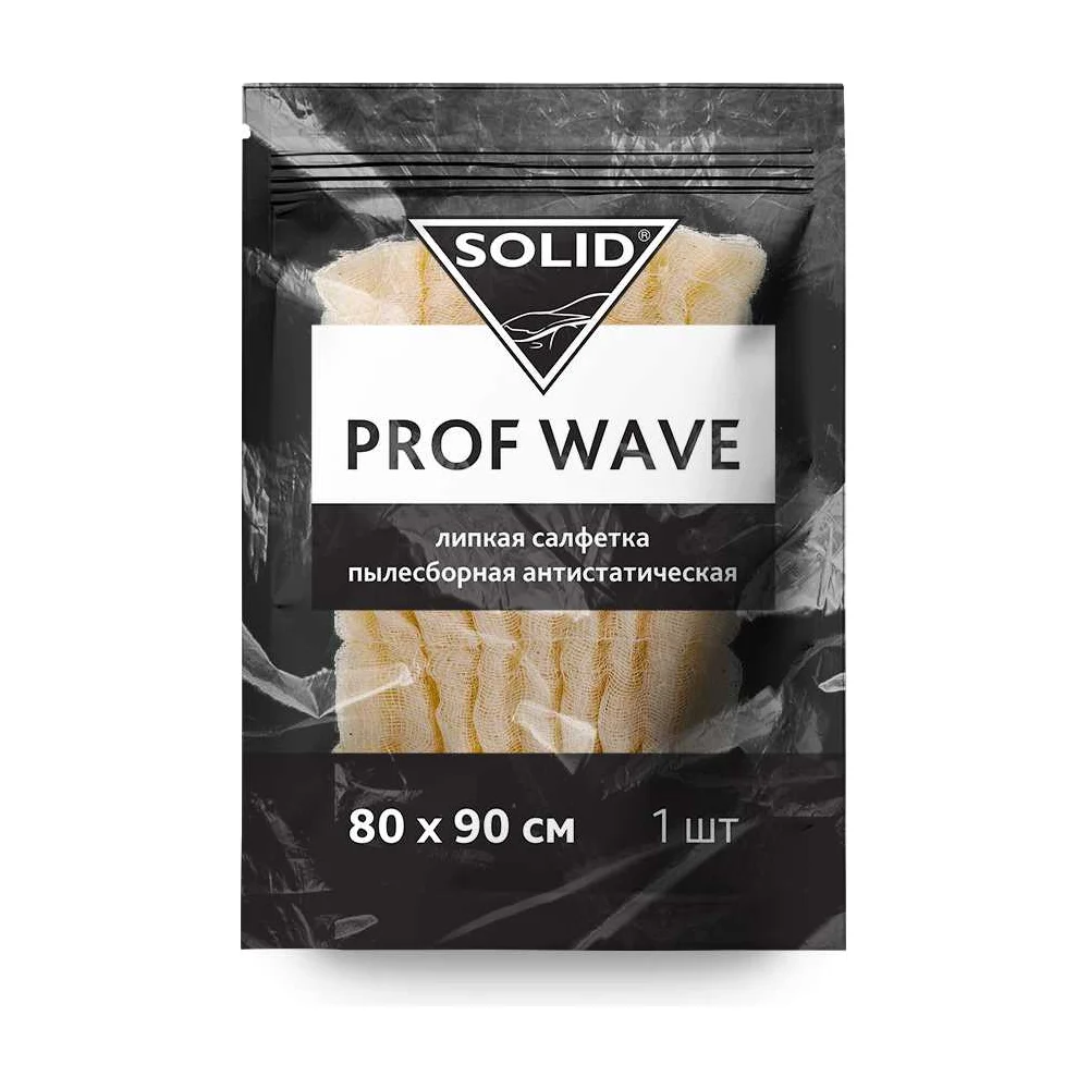 Пылесборная антистатическая липкая салфетка SOLID PROFESSIONAL LINE PROF WAVE 577.8090