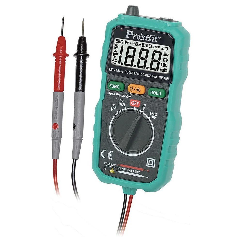 Цифровой мультиметр Pro'sKit MT-1508 00323247