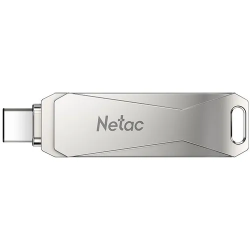 Флешка USB NETAC U782C 64ГБ, USB3.0, серебристый [nt03u782c-064g-32pn]