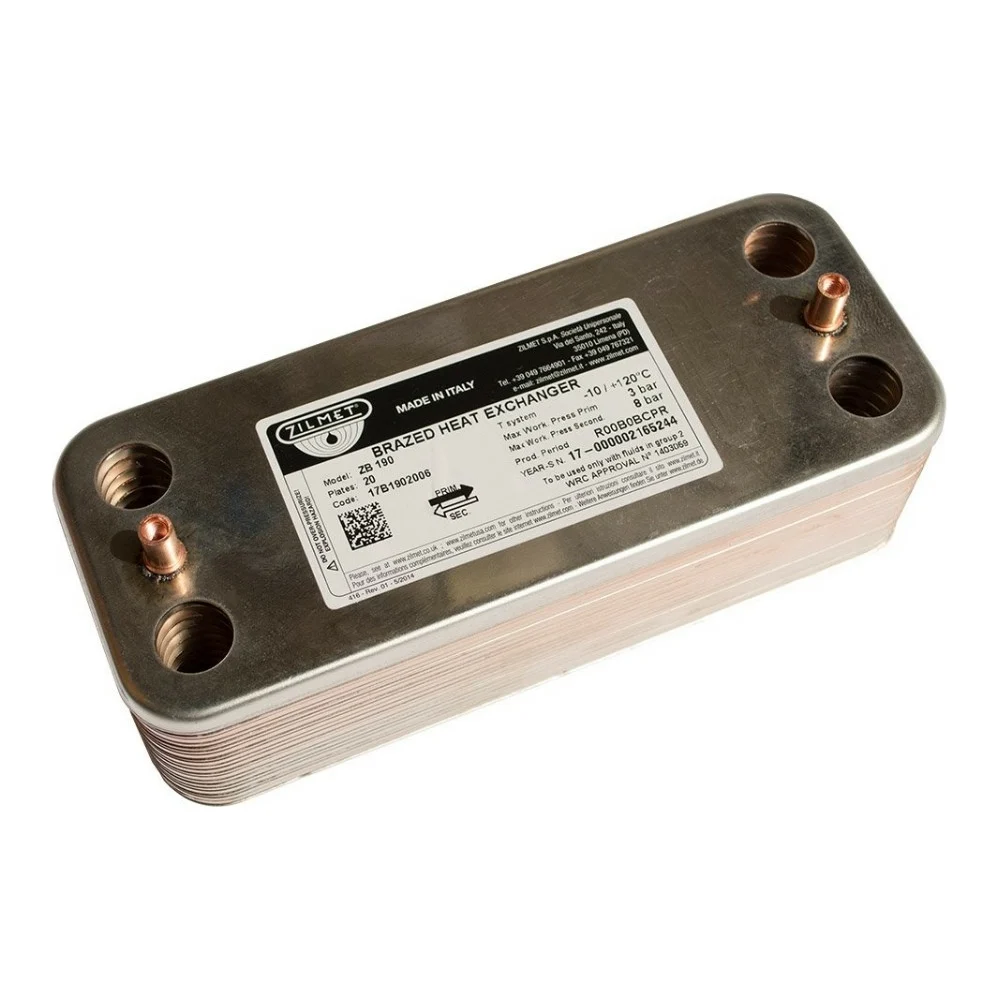 Паяный теплообменник Zilmet ZB190 - 20Р 17B1902006