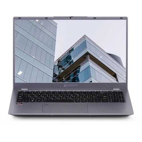 Ноутбук AZERTY Novel RBA-2510, 15.6", IPS, AMD Ryzen 5 7430U 2.3ГГц, 6-ядерный, 16ГБ DDR4, 512ГБ SSD, AMD Radeon Graphics, Windows 11 Pro, серый [120-1232]