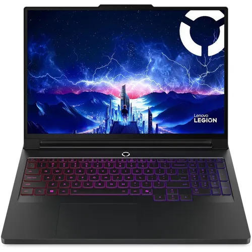 Ноутбук игровой Lenovo Legion Pro 7 16IAX10H, 16", 2025, OLED, Intel Core Ultra 9 275HX 2.7ГГц, 24-ядерный, 32ГБ DDR5, 1ТБ SSD, NVIDIA GeForce RTX 5080 для ноутбуков - 16 ГБ, TGP 175Вт, без операционной системы, черный [83f50025rk]