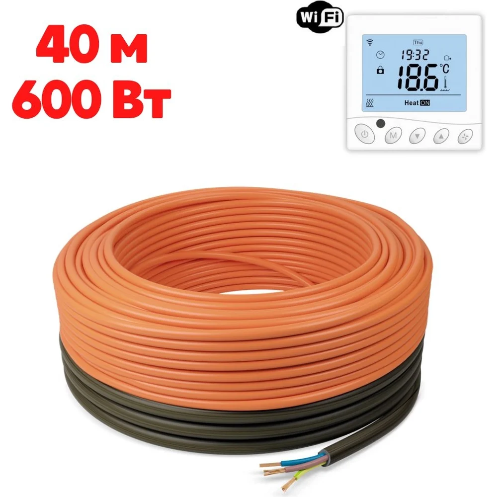 Теплый пол ТеплоСофт Профи 40м-600/5