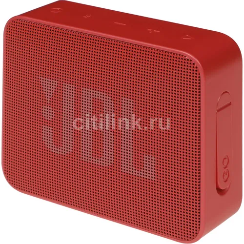 Колонка портативная JBL Go Essential, 3.2Вт, красный [jblgoesred]