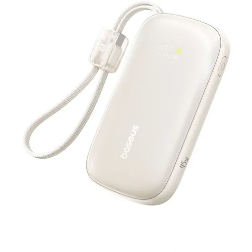 Внешний аккумулятор (Power Bank) BASEUS EnerFill FC21 Qpow 3 Ultra, 10000мAч, титановый [e0027q01]