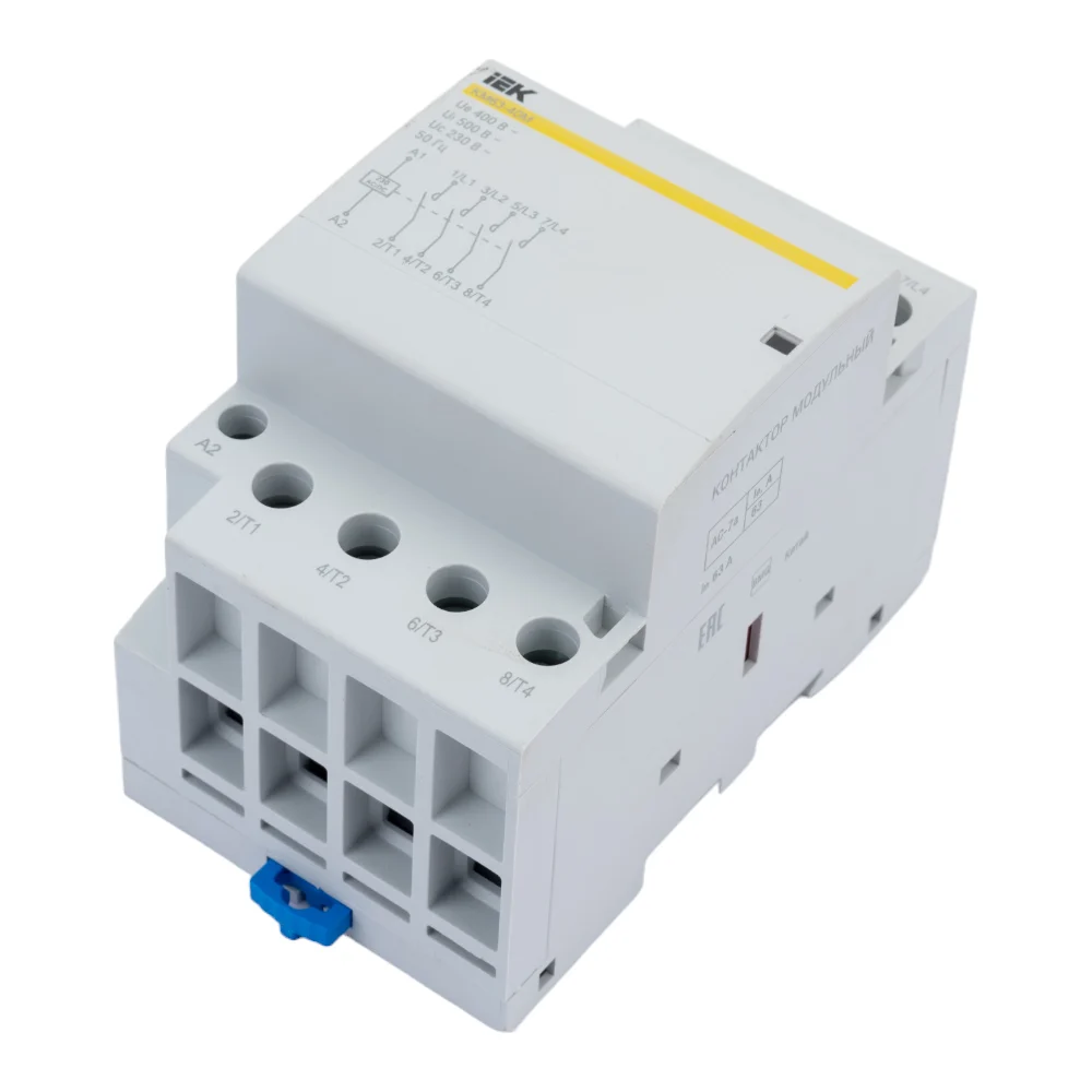 Контактор модульный IEK КМ63-40М MKK21-63-40