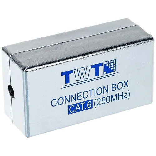 Адаптер Lanmaster (TWT-CN110STP6) проходн. RJ45 кат.6 STP бел.