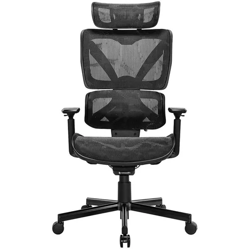 Кресло игровое ZONE 51 Freelancer, сетка, до 150кг, мультиблок, регулируемые 3D подлокотники, черный